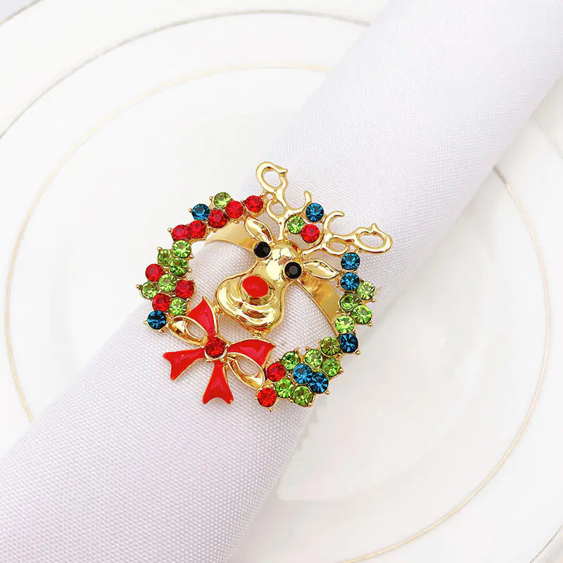 Amazon Bestselling Christmas Reindeer Napkin Rings