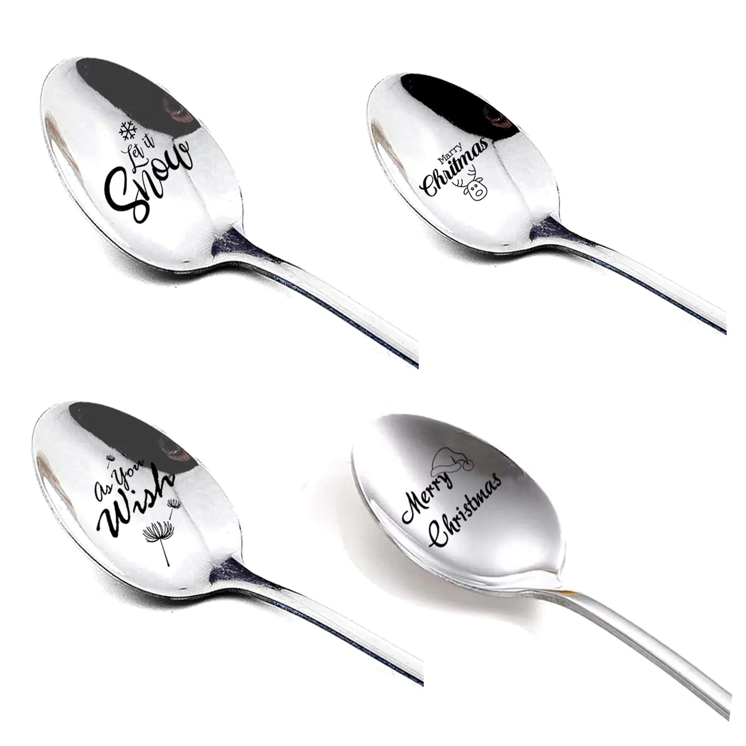Stainless Steel Spoons for Christmas and Thanksgiving