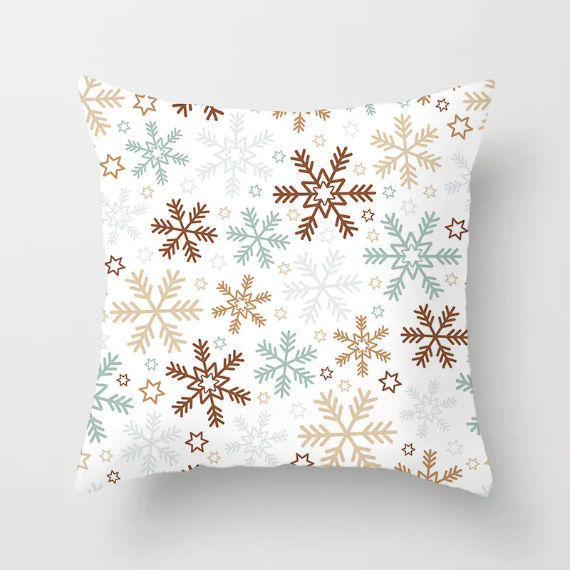 Christmas Words Decorative Pillow Cover