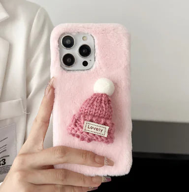 Plush Hat, Phone Case, Christmas Hat