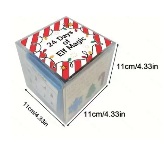24-day Christmas Advent Elf Magic Gift
