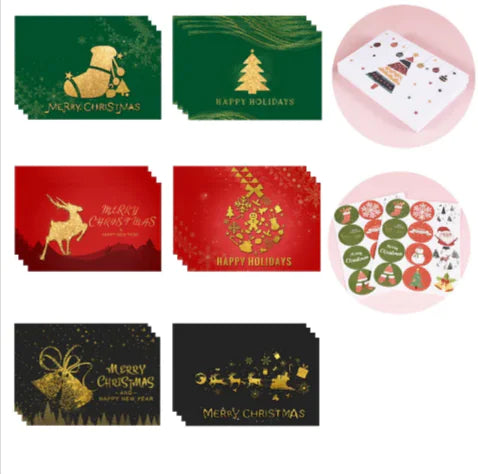 24-Piece Christmas Card Set