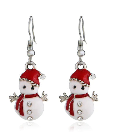Christmas Tree and Reindeer Earrings Set