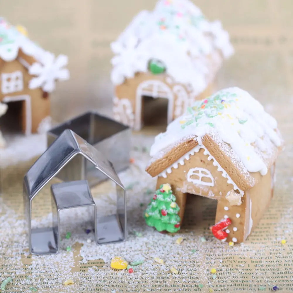 DIY Mini Christmas House 3D Gingerbread Mold