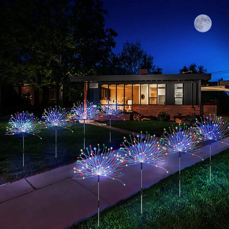 Solar Waterproof Dandelion Lights for Christmas Decor